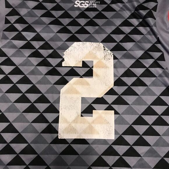 SGS Sports Gear Swag reversible gray red‎ #2 Jersey XL - Picture 4 of 9